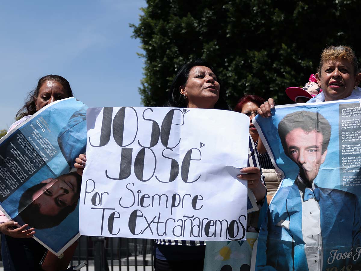 Imágenes de la despedida de José José en su querido México. Noticias en tiempo real