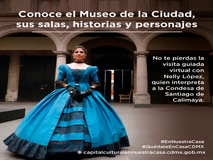 #QuédateEnCasa y conoce el Museo de la Ciudad de México . Noticias en tiempo real
