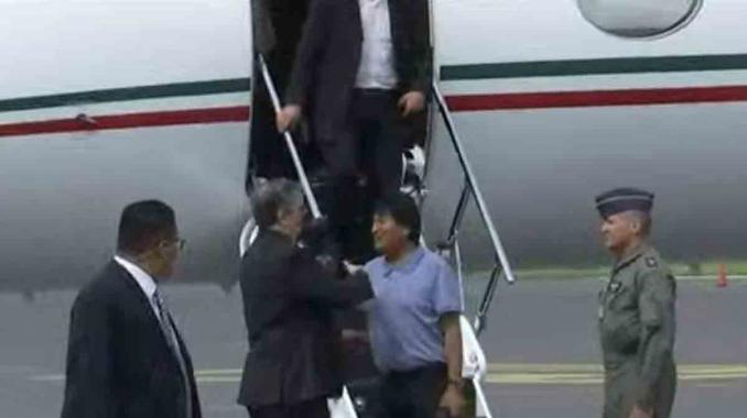 Evo Morales arriba a México. Noticias en tiempo real