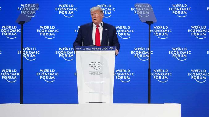 Trump lanza indirectas a Greta Thunberg en Davos. Noticias en tiempo real