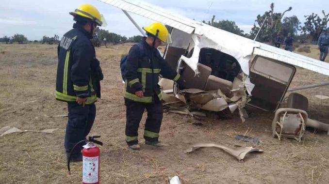 Aterriza de emergencia avioneta en Pachuca; reportan 3 heridos. Noticias en tiempo real