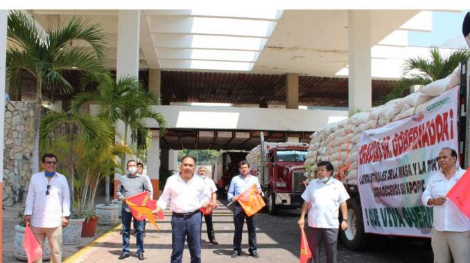 Héctor Astudillo da banderazo para la distribución de maíz en Guerrero. Noticias en tiempo real