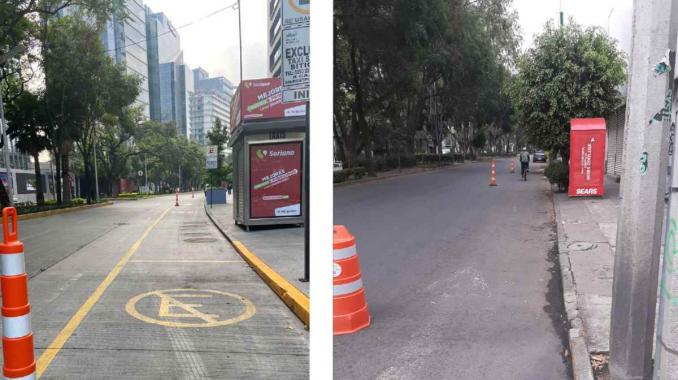 Habilita Miguel Hidalgo ciclovías temporales . Noticias en tiempo real