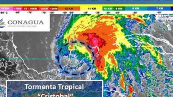 Cristóbal recupera fuerza y se convierte de nuevo en tormenta tropical. Noticias en tiempo real
