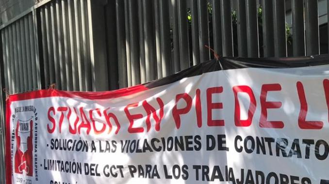 Trabajadores de la Universidad Autónoma de Chapingo  bloquean calles de CDMX. Noticias en tiempo real