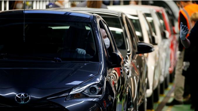 Toyota alista el reinicio gradual de sus plantas automotrices . Noticias en tiempo real