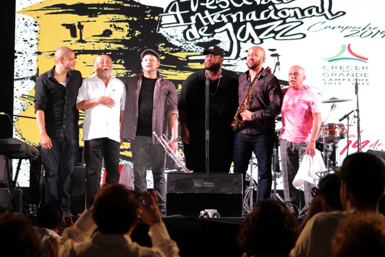 (Eddie Palmieri cerró la Festival de Jazz de Campeche. Foto: Cortesía)