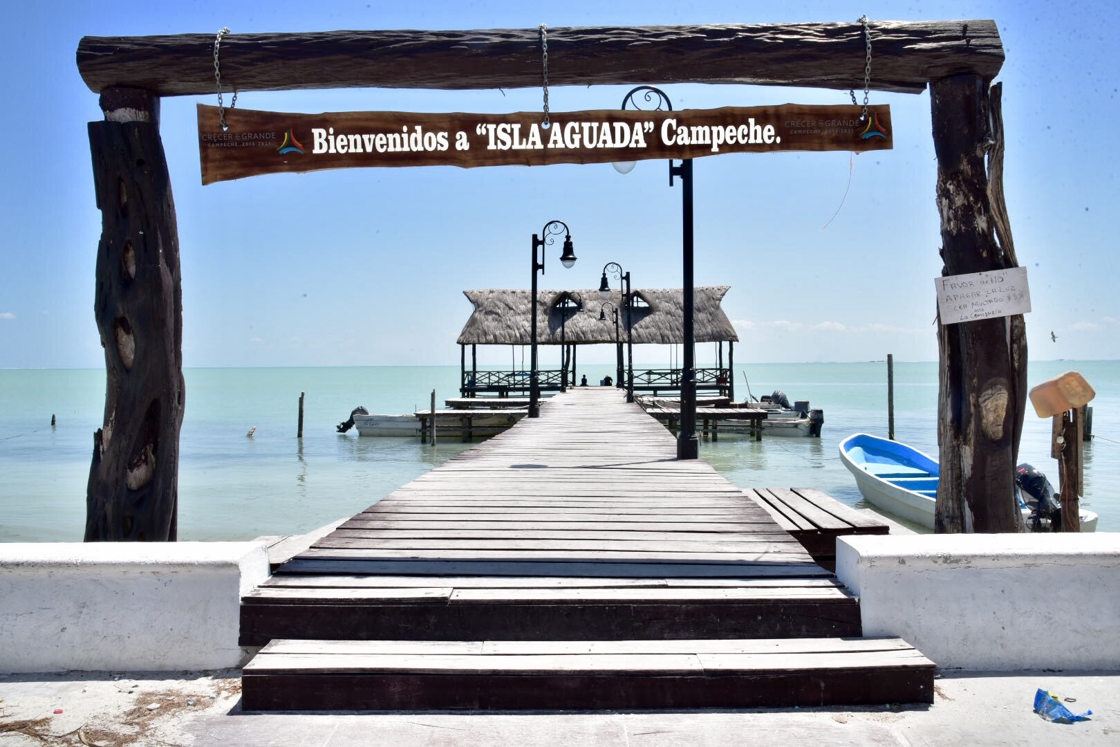 (Playa Isla Aguada en Campeche. Foto: Cortesía)
