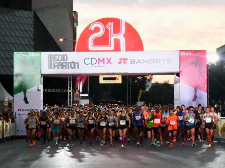 Medio Maratón de la CDMX, Atletismo, 21 k, Reforma, CDMX, Vial, Noticias, Excélsior