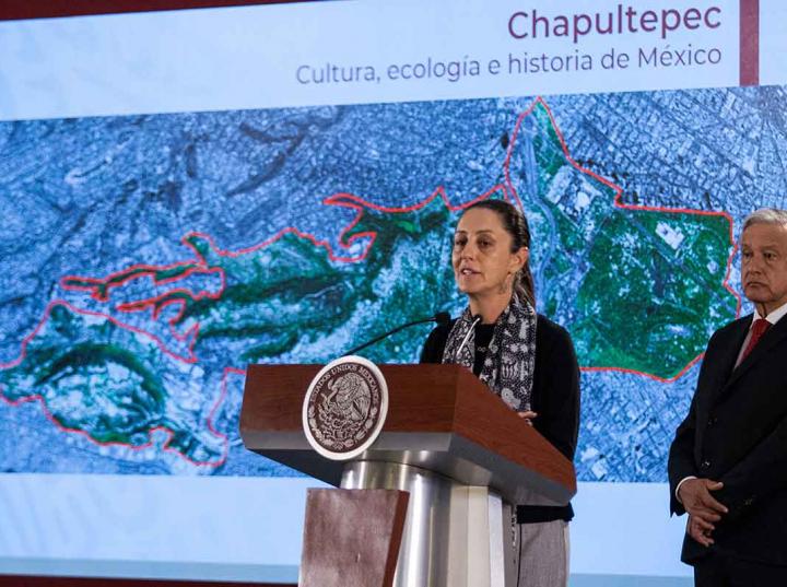 Proyecto en Bosque de Chapultepec más grande que Central Park: Sheinbaum. Foto: Cuartoscuro