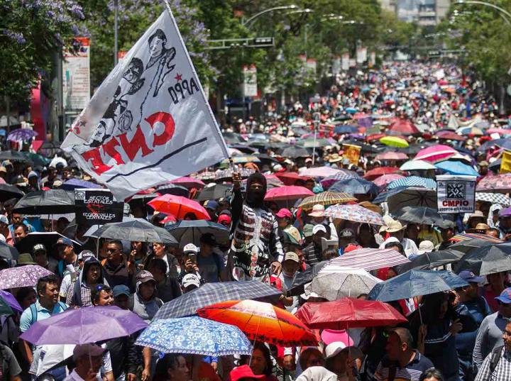 La CNTE acordó iniciar movilizaciones y paros escalonados por 72 horas, a partir de hoy