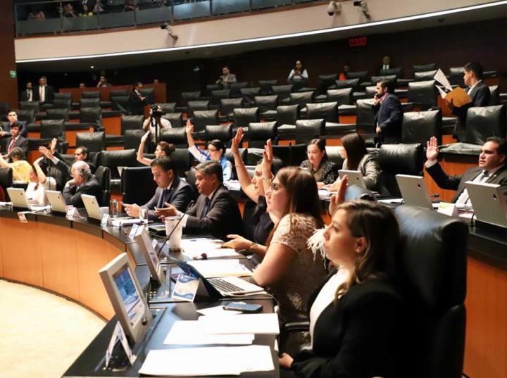 Con 35 votos fue avalado en el Congreso de la Unión un segundo periodo extraordinario para la Cámara de Diputados · FOTO TW: @CanalCongreso
