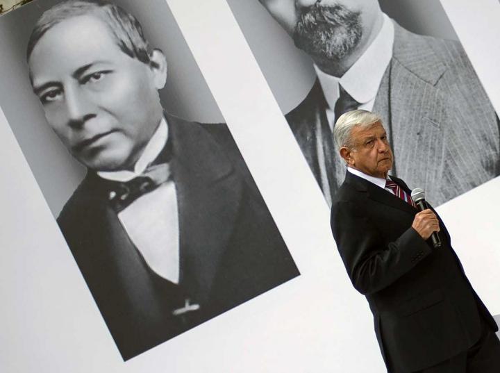 El presidente Andrés Manuel López Obrador, en su casade transición en 2018 · Foto archivo. Cuartoscuro