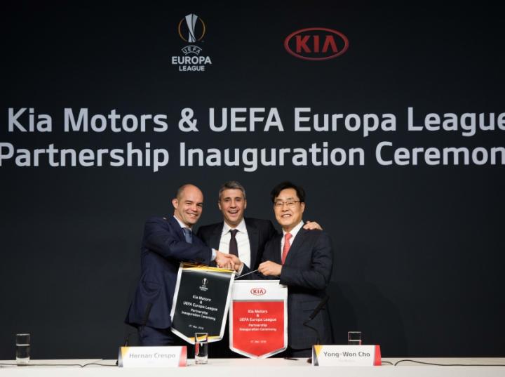 KIA patrocinará la UEFA Europa League hasta el año 2021. FOTO: Cortesìa UEFA