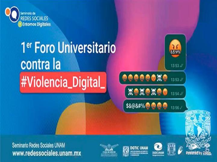 Se realizó el Primer Foro Universitario contra la Violencia Digital, en el que participaron expertos de diversas disciplinas quienes disertaron sobre los riesgos que enfrentan usuarios de la red | FOTO: UNAM