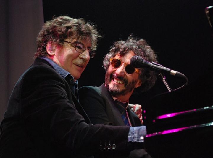 Charly García y Fito Páez rinden homenaje a Gustavo Cerati