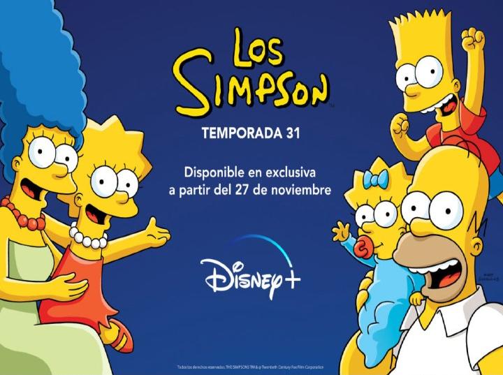 Temporada 31 de "Los Simpson" llegará en exclusiva a Disney+. Imagen: Actualidad Simpson