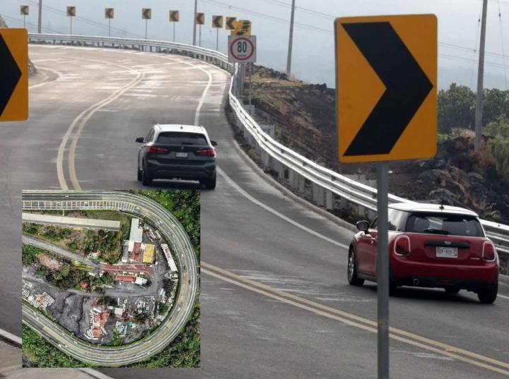 ¿Usarás la México-Cuernavaca? Evita accidentes en La Pera conduciendo a esta velocidad. Foto: Cuartoscuro / FB Tlalpan