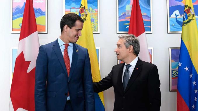 Juan Guaidó busca de apoyo en Canadá. Noticias en tiempo real