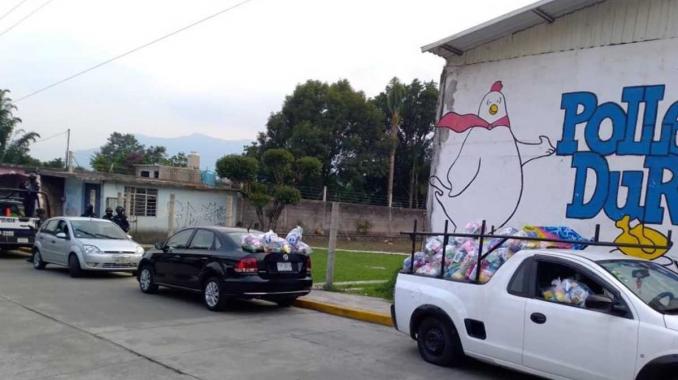 Detienen en Veracruz a miembros de grupo delictivo repartiendo despensas. Noticias en tiempo real