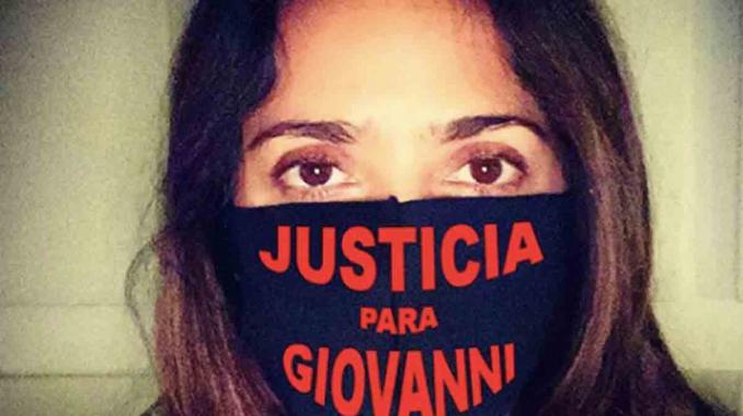 Salma Hayek se une a petición #JusticiaParaGiovanni. Noticias en tiempo real