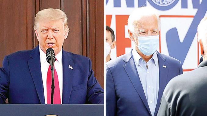 Trump y Biden enfatizan en crisis por pandemia; desempleo marca elecciones en EEUU. Noticias en tiempo real