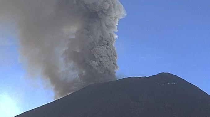 Ceniza del Popocatépetl podría llegar a Veracruz. Noticias en tiempo real
