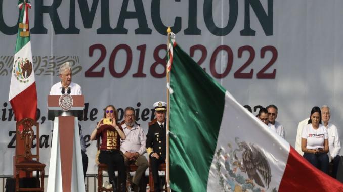 Afirma López Obrador que economía mexicana logrará crecer 3.5%. Noticias en tiempo real