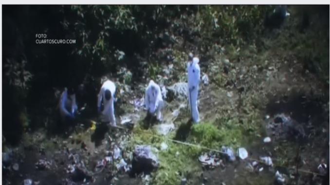Barranca donde localizaron a normalista de Ayotzinapa está a 800 metros del basurero. Noticias en tiempo real