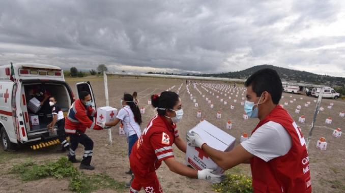 Cruz Roja Mexicana reparte ayuda a zonas afectadas por el 19S. Noticias en tiempo real