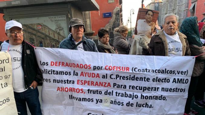 Manifestantes defraudados piden audiencia con López Obrador. Noticias en tiempo real