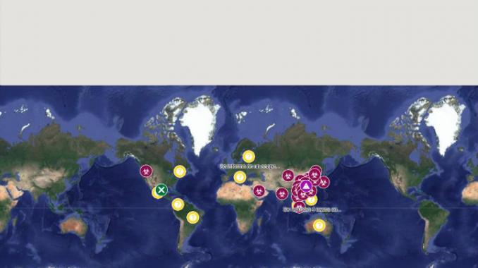 Google crea mapa interactivo para ubicar los casos de coronavirus. Noticias en tiempo real