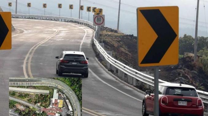 ¿A qué velocidad debes manejar al cruzar La Pera de la México-Cuernavaca?. Noticias en tiempo real